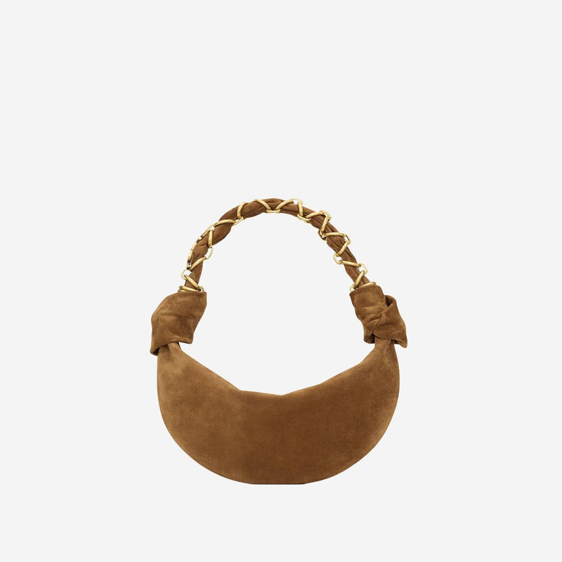 Saint Laurent Mini Bag — Brown Suede
