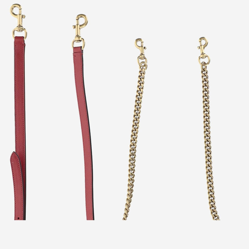 Valentino Garavani Top Handle Bag — Red Lambskin Leather