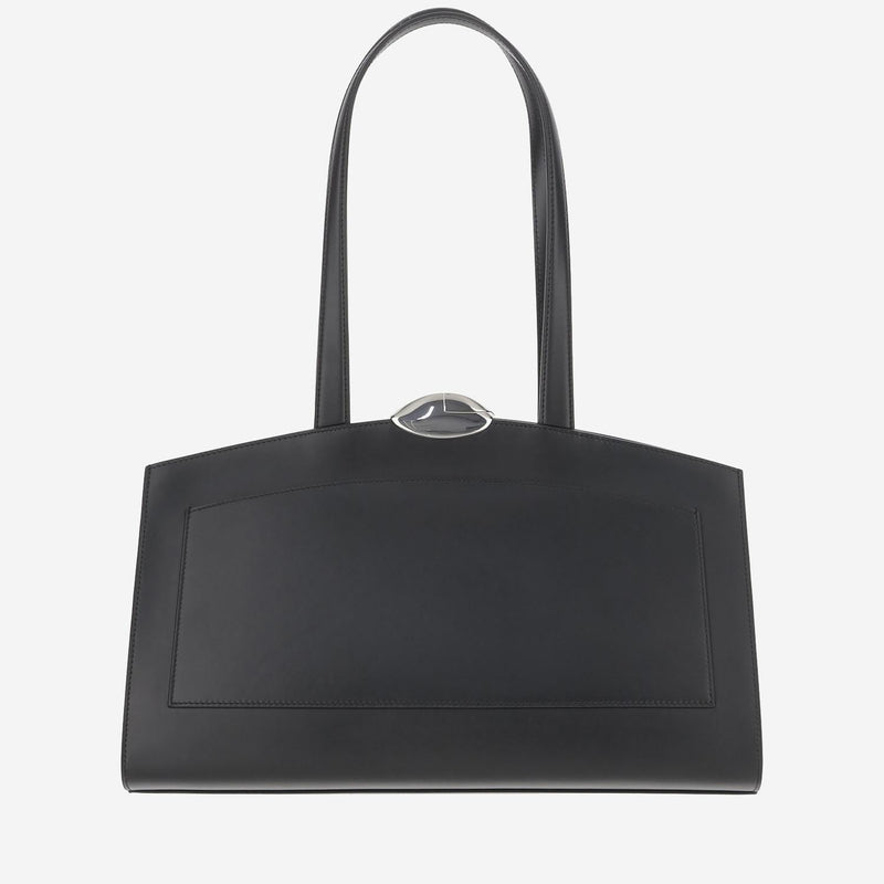 Benedetta Bruzziches Shoulder Bag — Black Leather