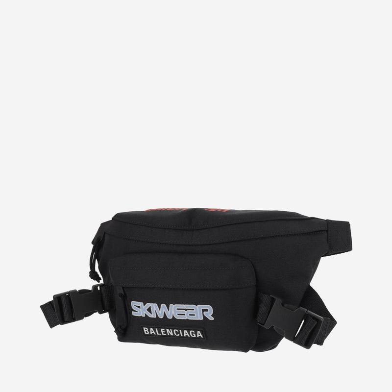 Balenciaga Skiswear Belt Bag — Black Polyester