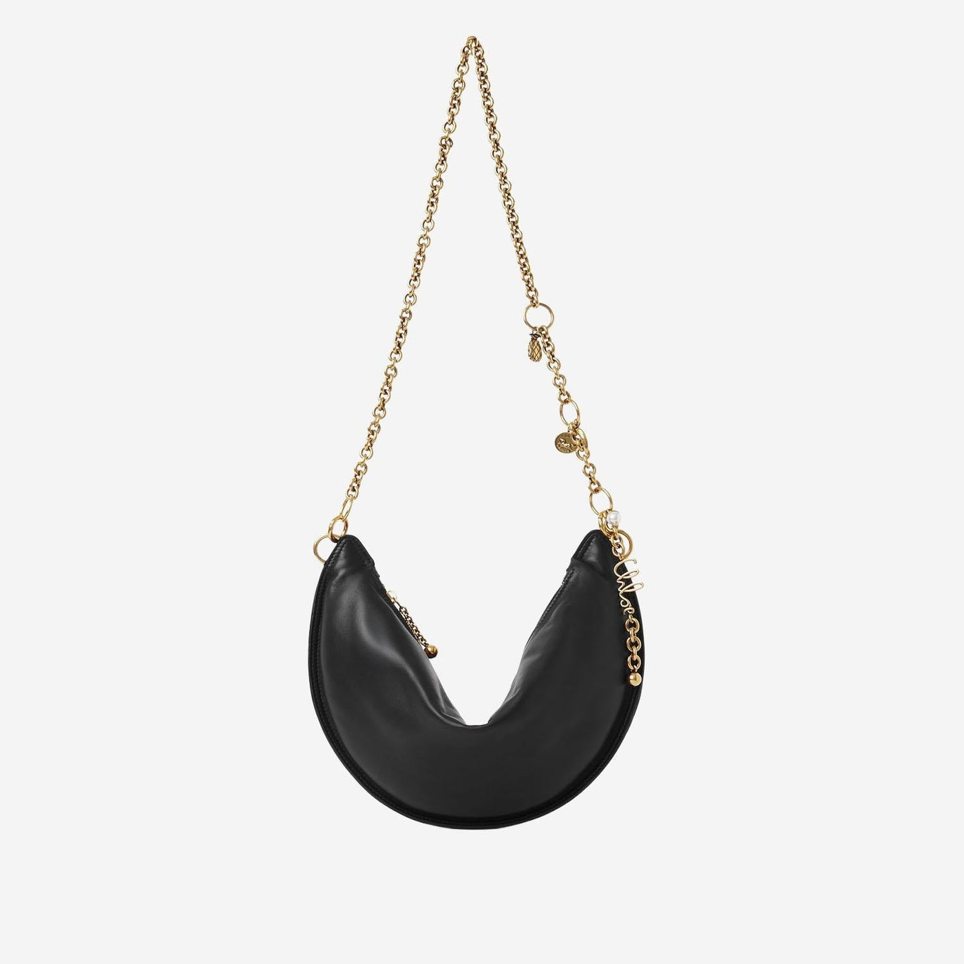 Chloé Shoulder Bag — Black Leather