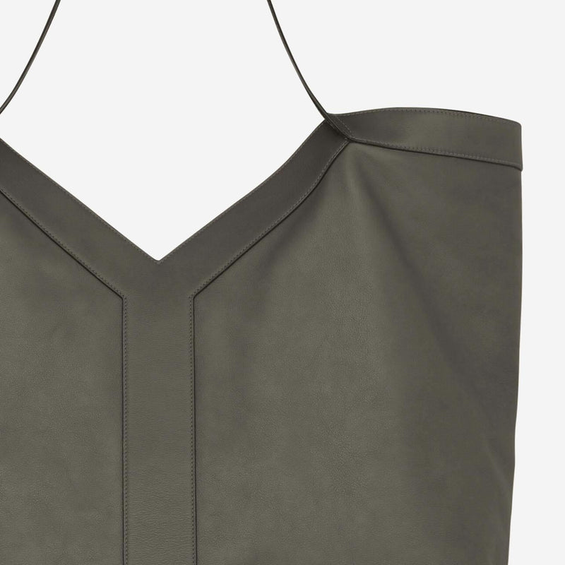 Saint Laurent Leather Shoulder Bag — Green