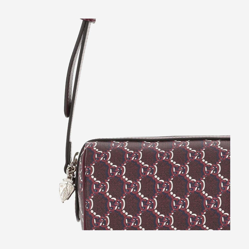 Gucci Gg Shadow Shoulder Bag — Burgundy Polyurethane