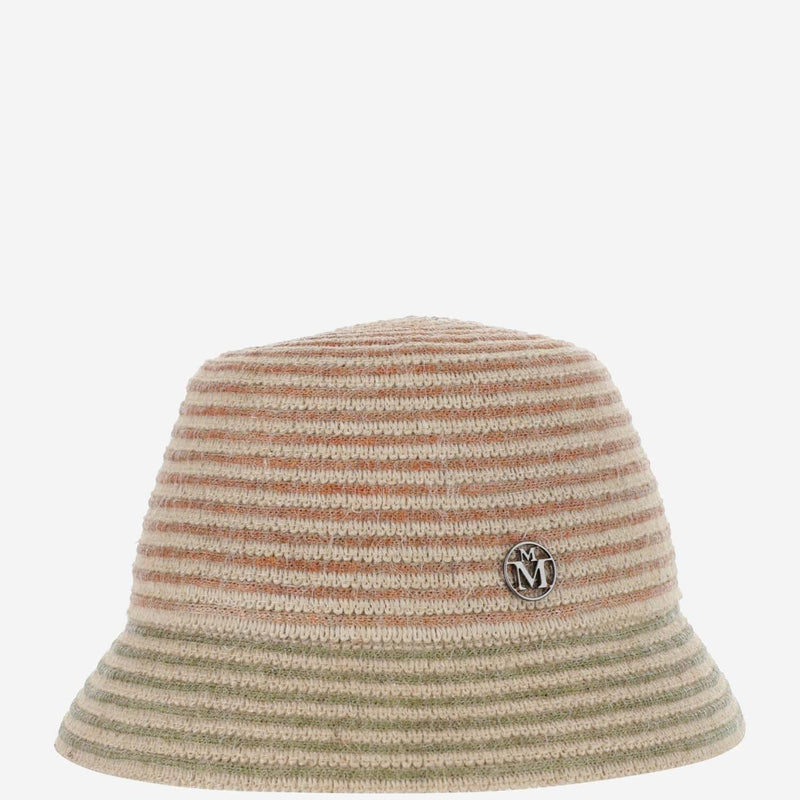 Maison Michel 1111016001 Bucket Hat — Multicolor Linen