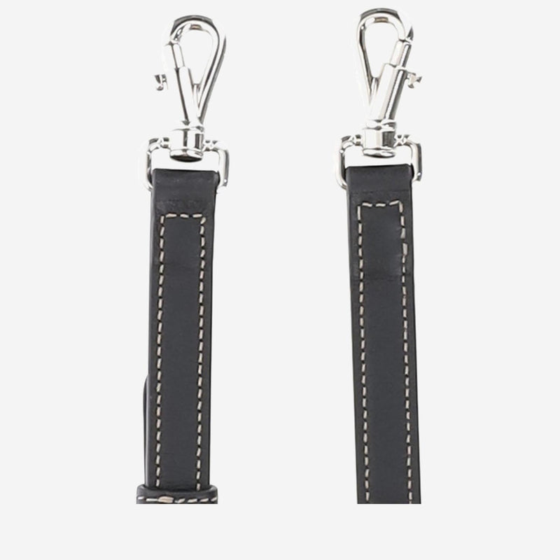 Tods Calfskin Leather Bucket Bag — Black