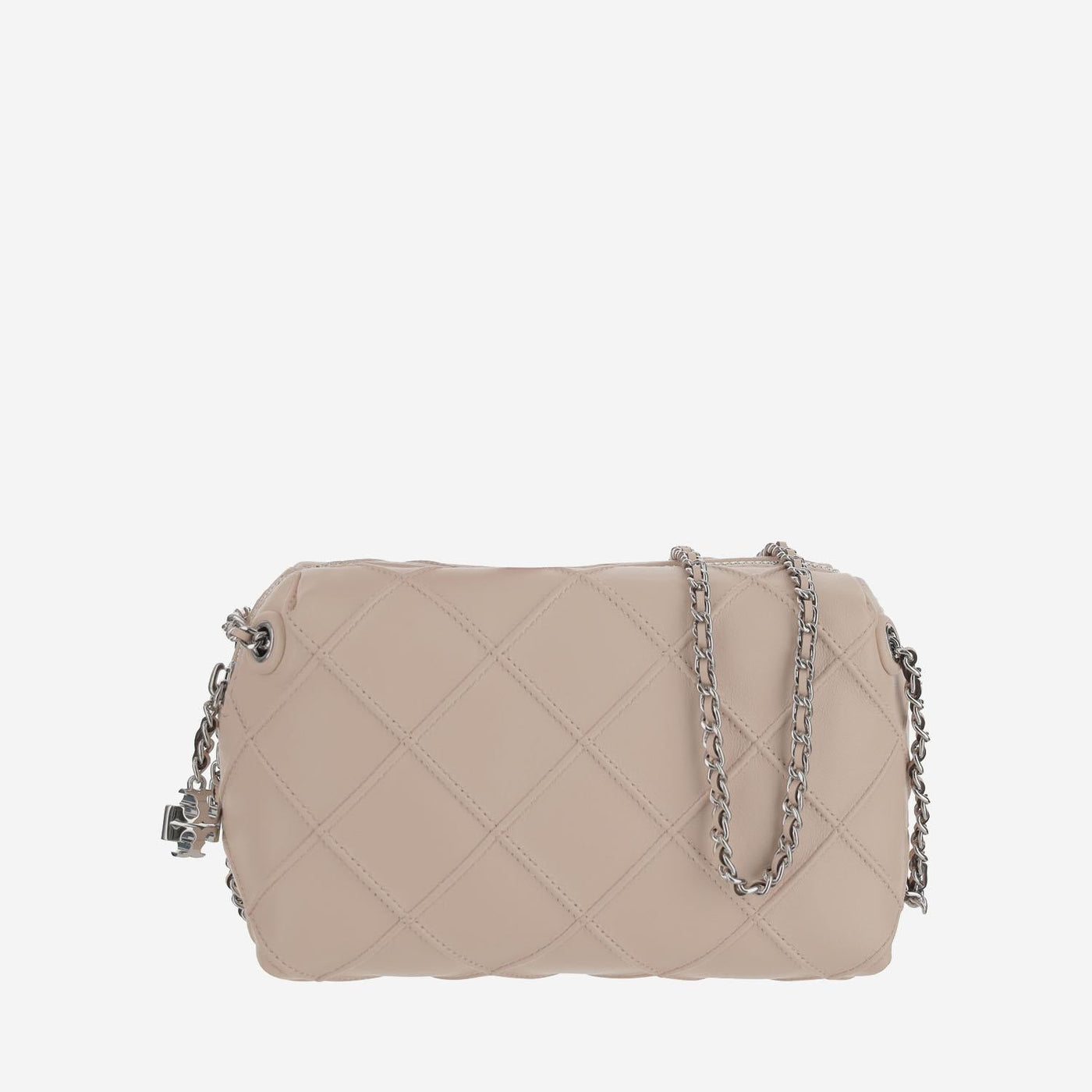 Tory Burch Fleming Shoulder Bag — Pink Leather