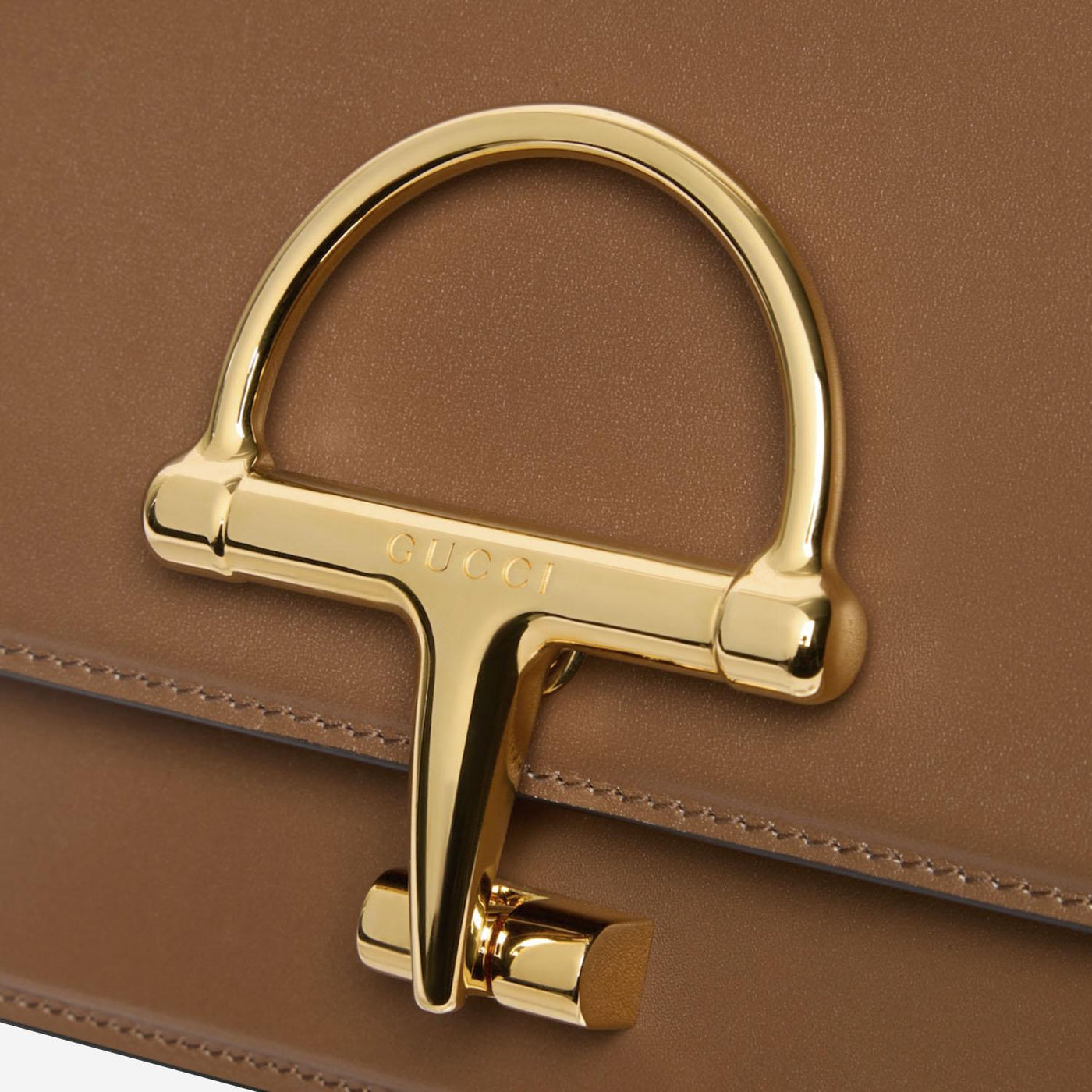 Gucci Siena Shoulder Bag — Brown Leather