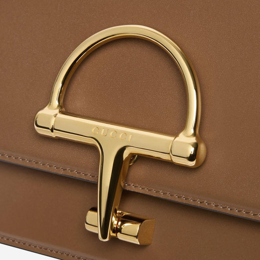 Gucci Siena Shoulder Bag — Brown Leather