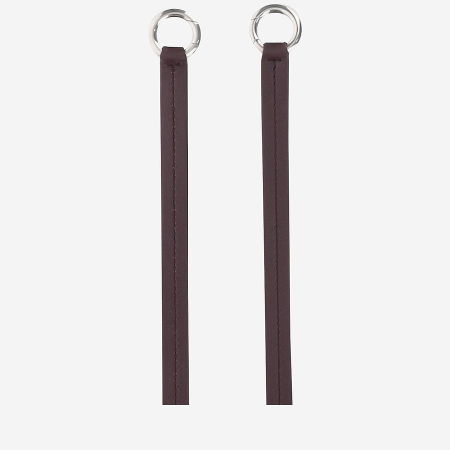 Jil Sander Shoulder Bag — Burgundy Calfskin