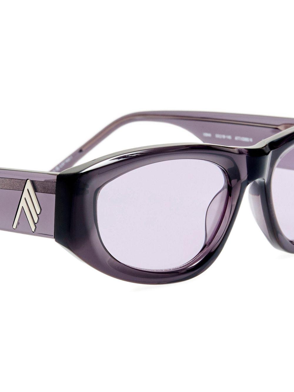 The Attico Attico80c4sun Sunglasses — Purple Frame: Acetate; Lenses: Nylon