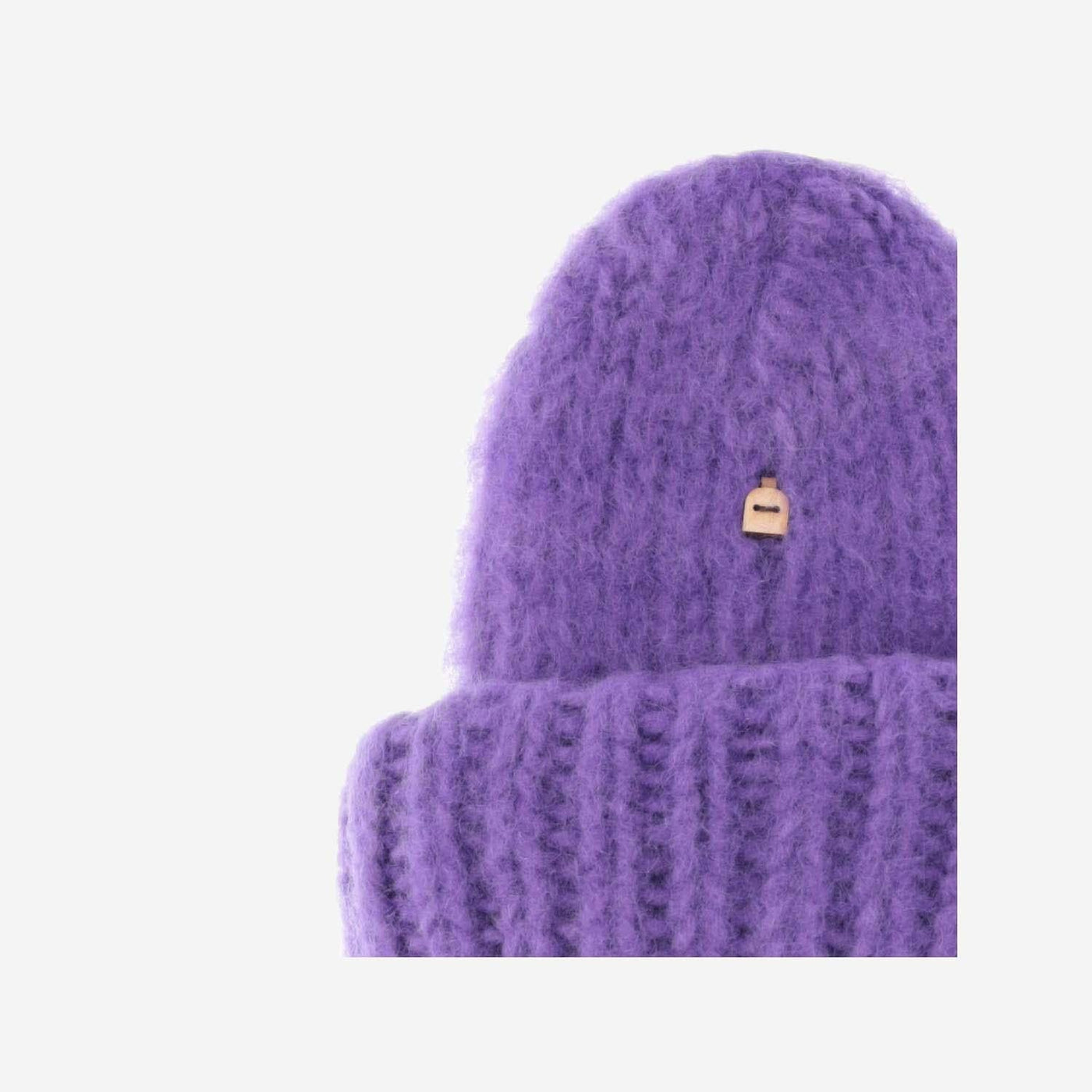 Myssy Iiris Beanie — Purple Wool Beanies