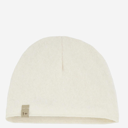 1+ The Family 25w028 Beanie — White Cotton Beanies