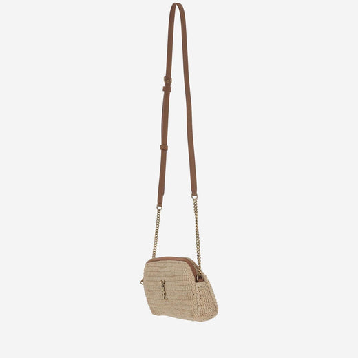 Saint Laurent Gaby Clutch — Beige Raffia