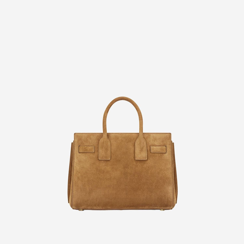 Saint Laurent Shoulder Bag — Brown Leather