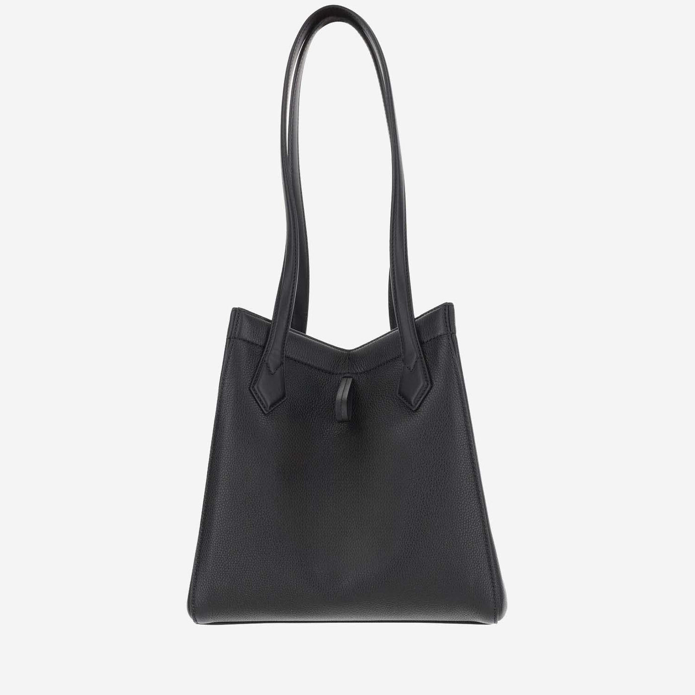 Fendi Origami Shoulder Bag — Black Leather