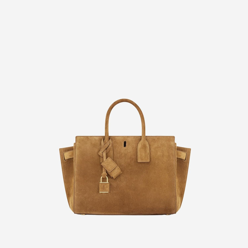 Saint Laurent Shoulder Bag — Brown Leather