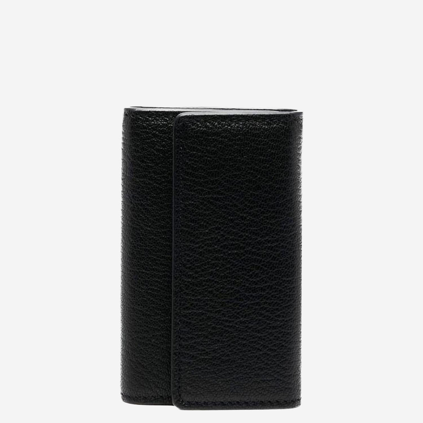 Maison Margiela Leather Keyring Wallet — Black & Purses