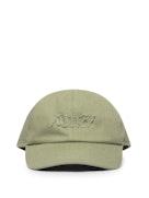 Autry Acpu066y Logo-Patch Cotton Baseball Cap — Green Caps