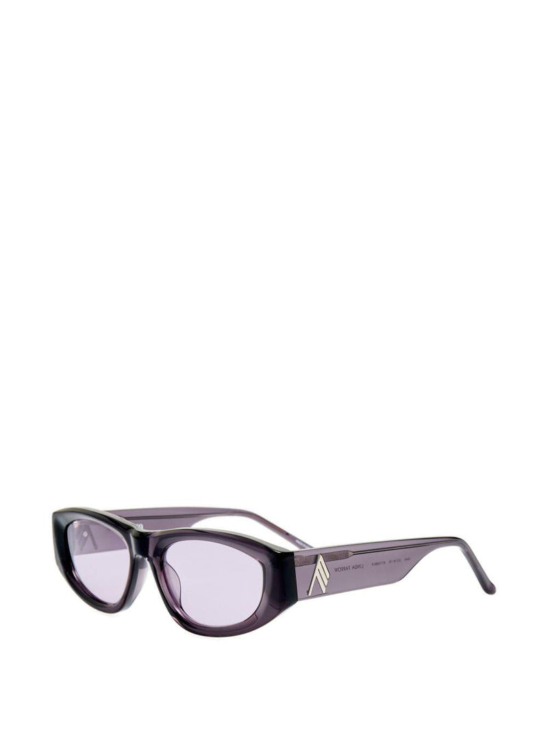 The Attico Attico80c4sun Sunglasses — Purple Frame: Acetate; Lenses: Nylon