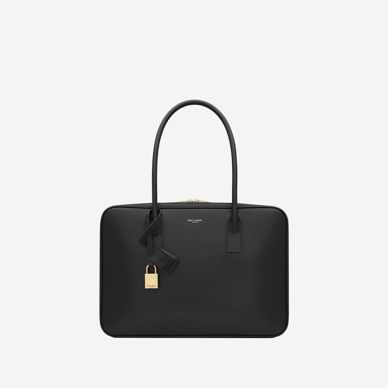 Saint Laurent Sac De Jour Shoulder Bag — Black Leather