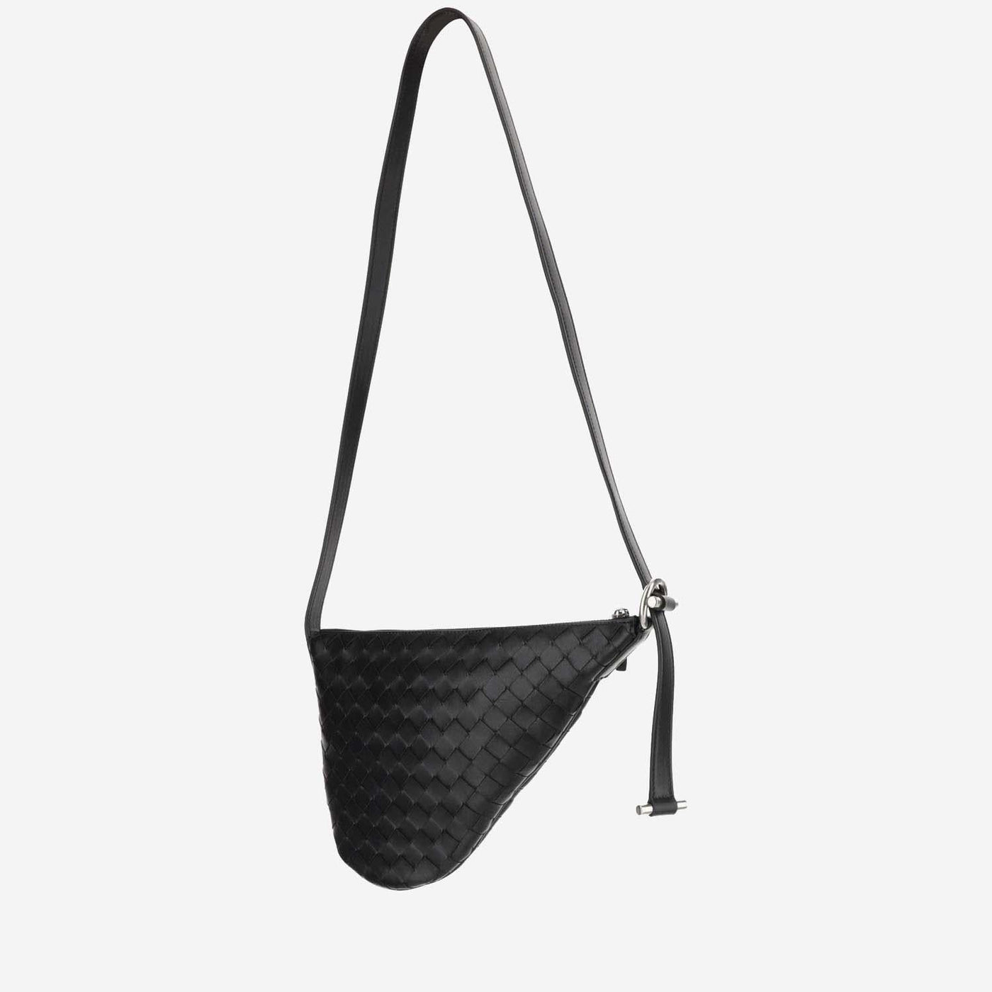 Bottega Veneta Shoulder Bag — Black Calfskin