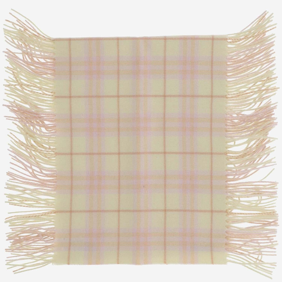 Burberry Cashmere Check Scarf — Multicolor Scarfs