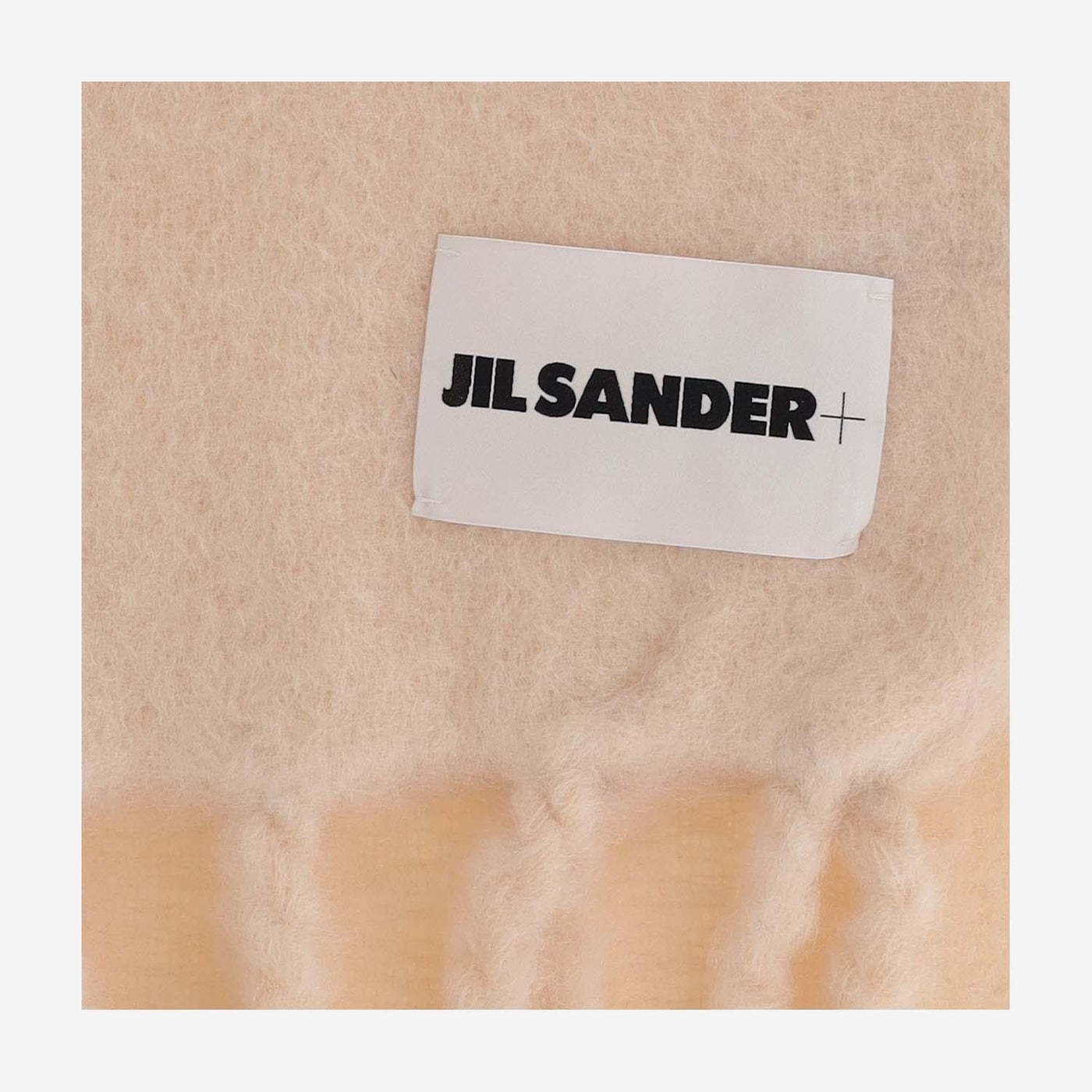 Jil Sander Brushed Mohair Blend Scarf — Rose Pink Scarfs