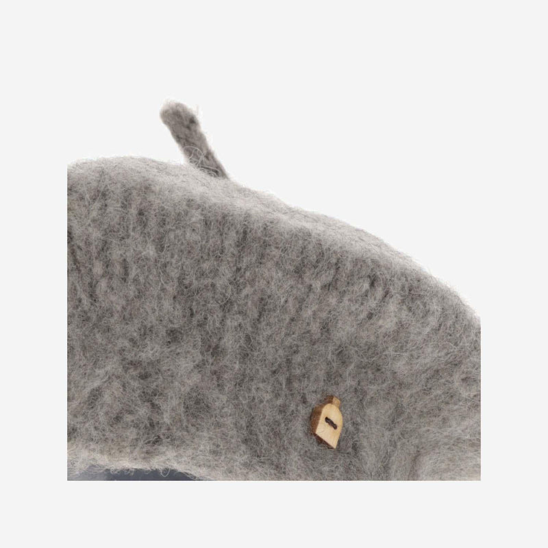Myssy Kallio Beret — Gray Wool Berets