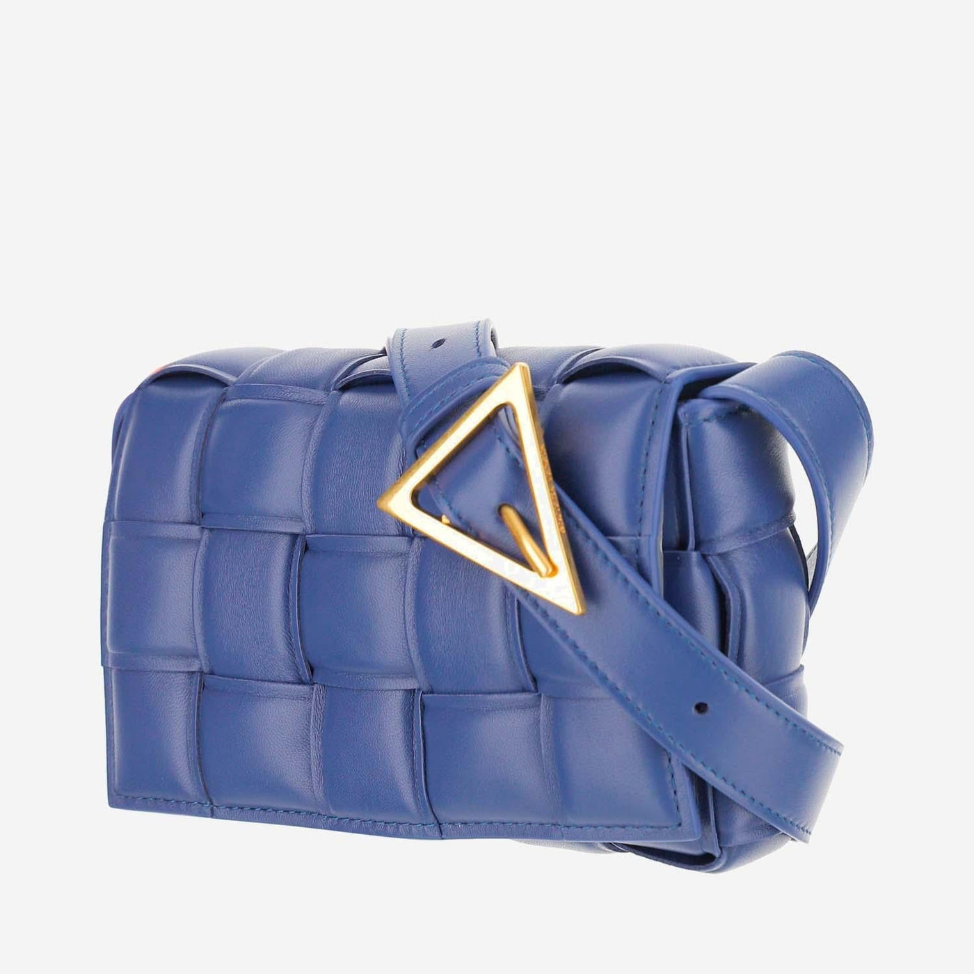 Bottega Veneta Shoulder Bag — Navy Lambskin