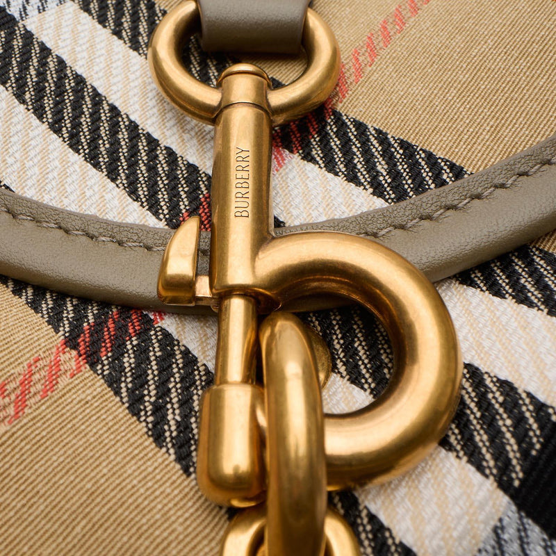 Burberry Shoulder Bag — Beige Polyester