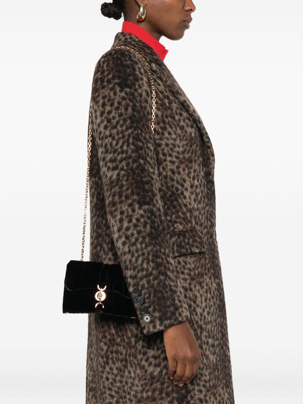 Versace Kleio Clutch — Black Viscose