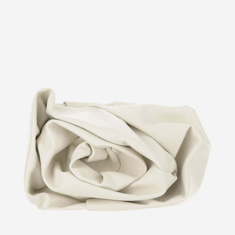 Burberry Rose Clutch — Ivory Lamb Leather (ovis Aries)