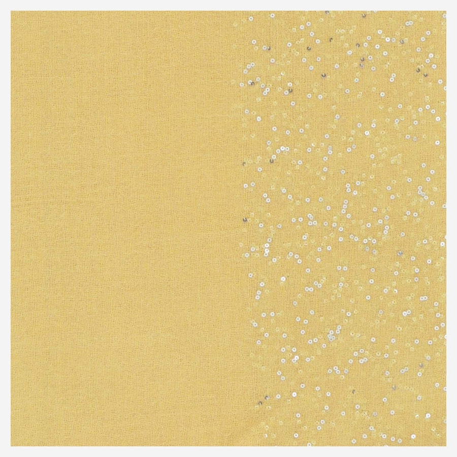 Faliero Sarti Dalila Scarf — Yellow Virgin Wool Scarfs