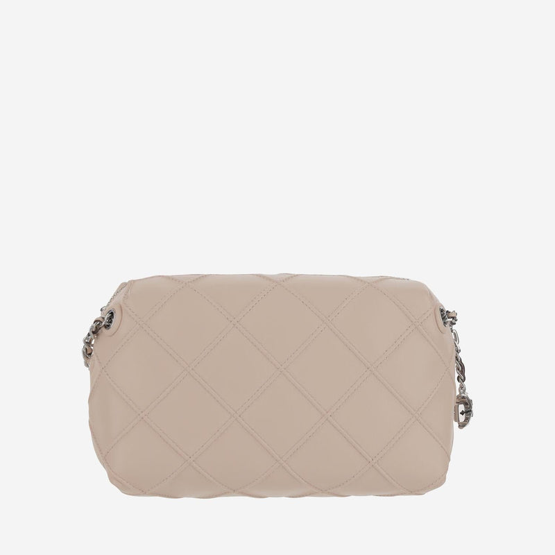 Tory Burch Fleming Shoulder Bag — Pink Leather