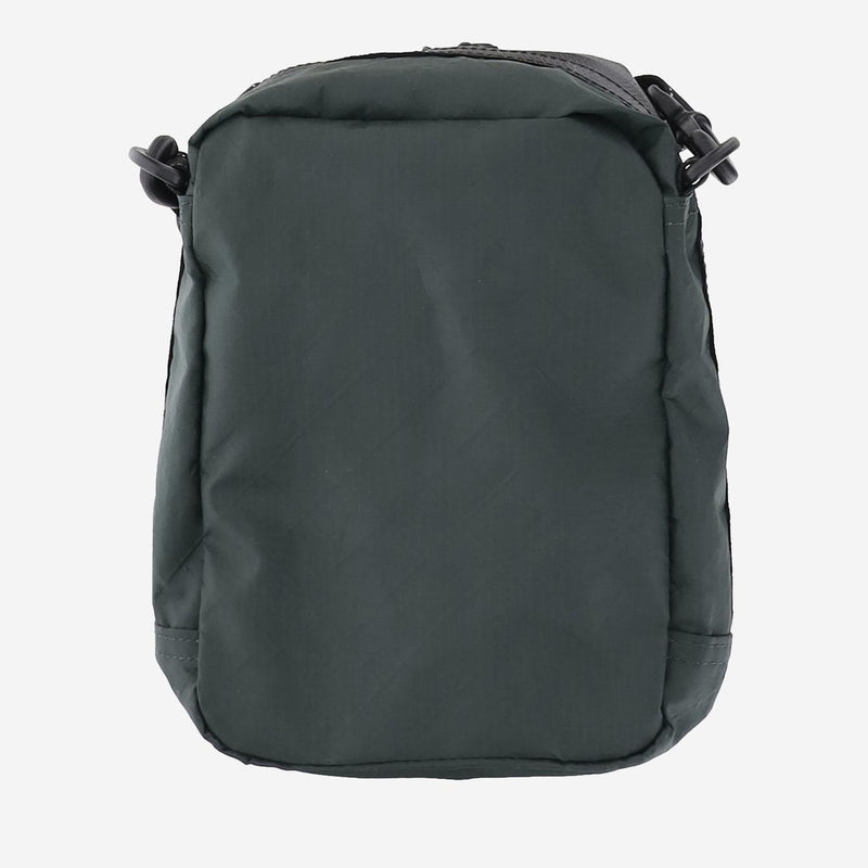 And Wander Nylon Checkered Crossbody Bag — Green Polyester