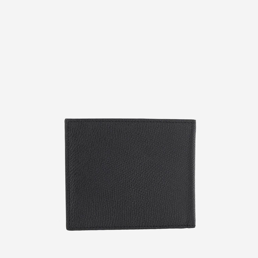 Valentino Garavani Vlogo Signature Leather Wallet — Black & Cardholders