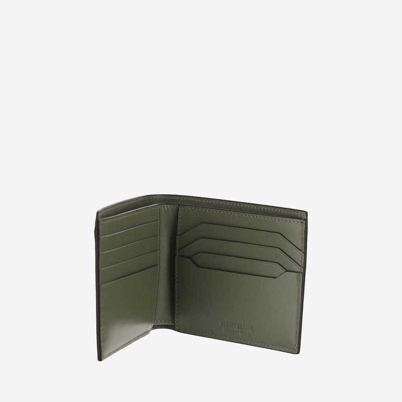 Montblanc 8-Compartment Calfskin Wallet — Green Vitello & Cardholders