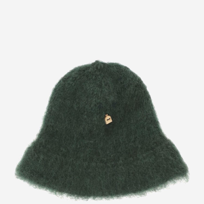Myssy Maa Finnshep Wool Bucket Hat — Green
