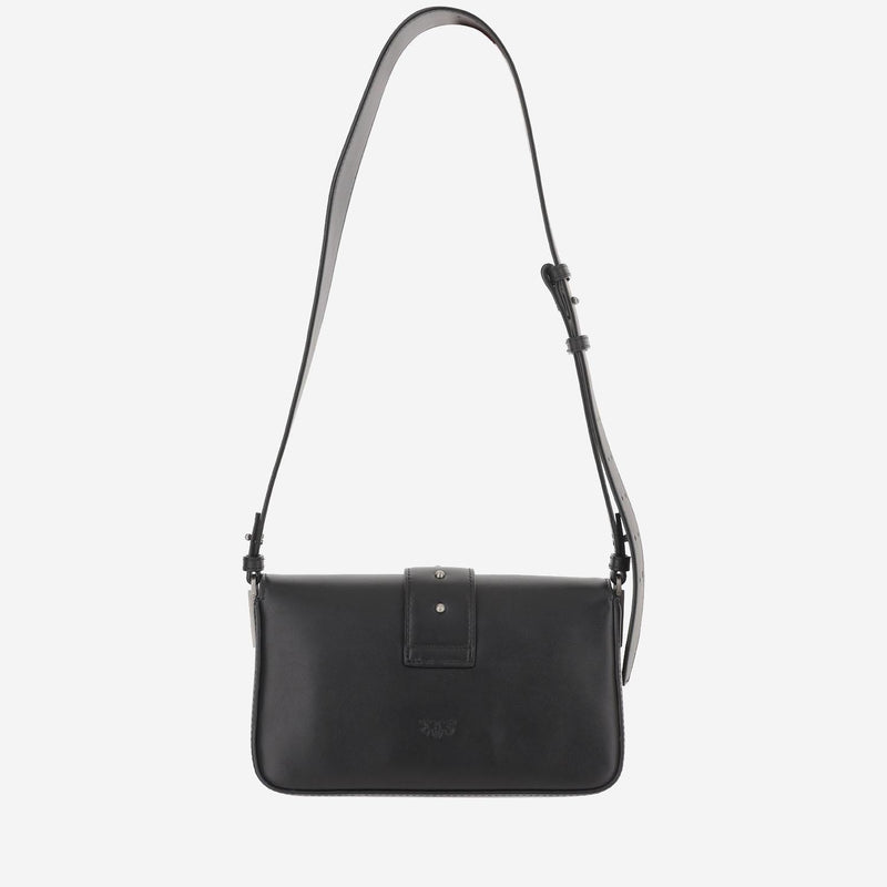 Pinko Shoulder Bag — Black Leather
