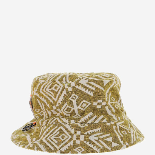 Chat Touché Cairo Bucket Hat — Yellow Cotton