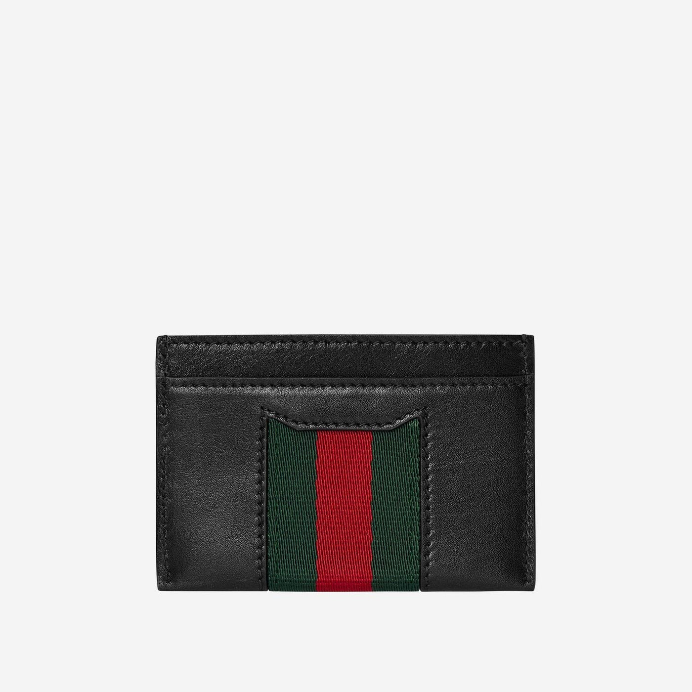 Gucci Card Case — Black Leather Wallets & Purses