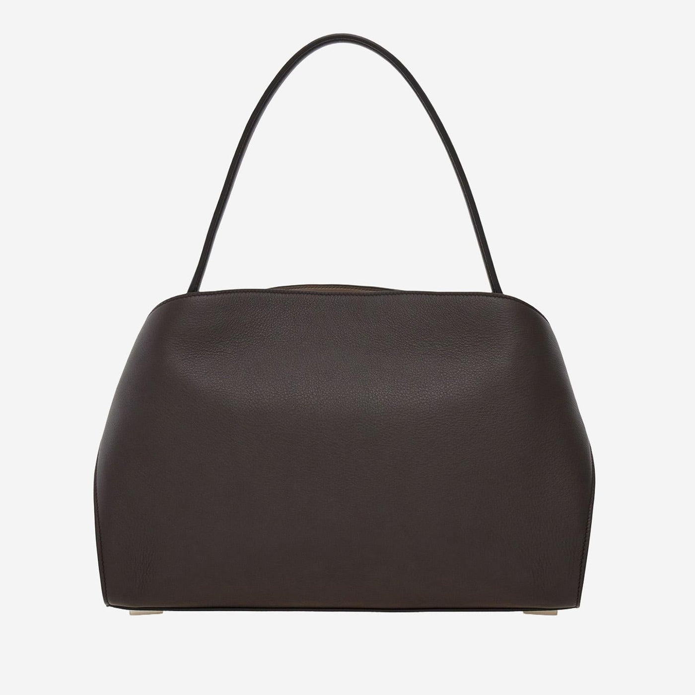 Ferragamo Hug Shoulder Bag — Brown Leather