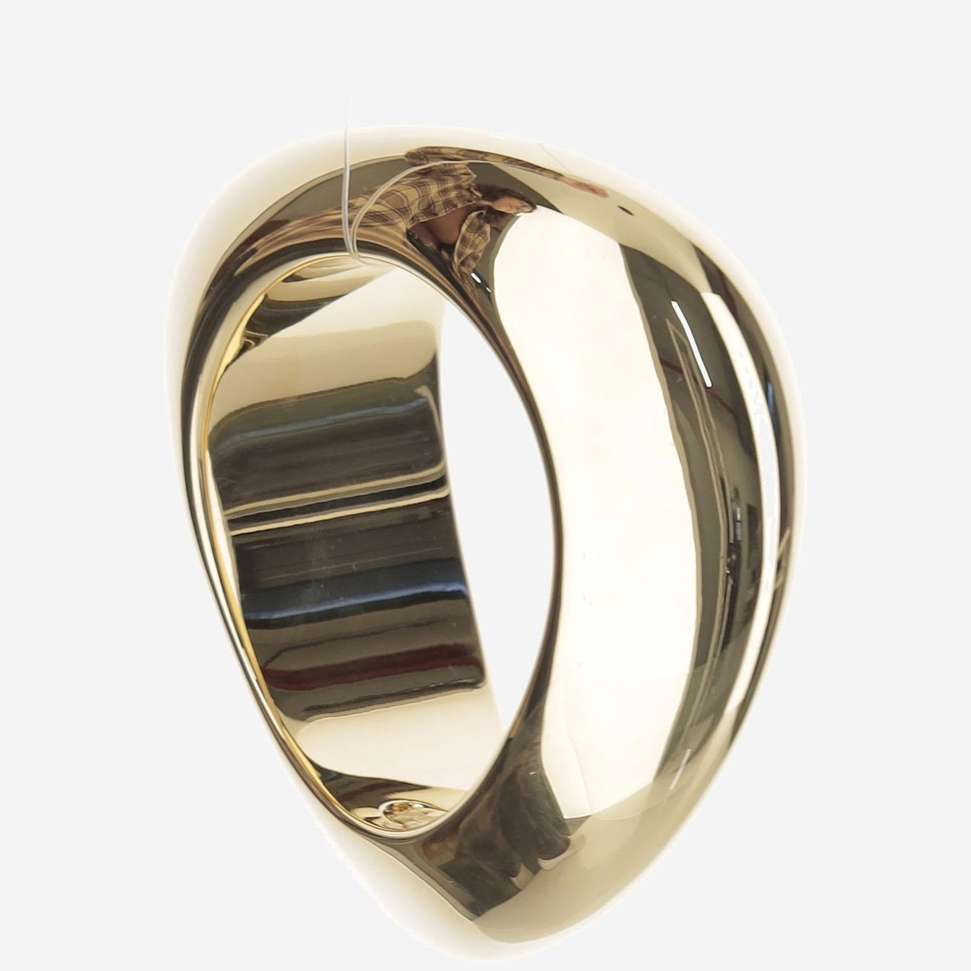 Saint Laurent Wavy Gold-Tone Brass Bracelet — Gold Bracelets
