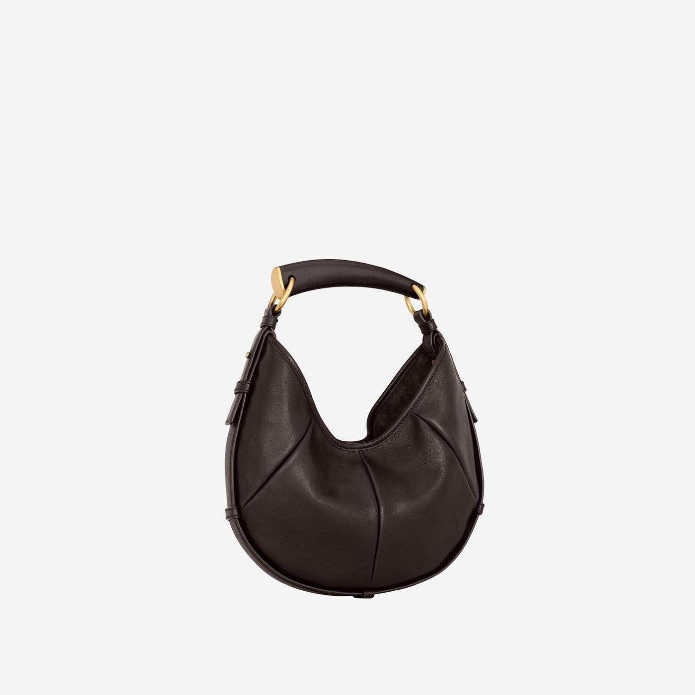 Saint Laurent Mombasa Shoulder Bag — Brown Leather