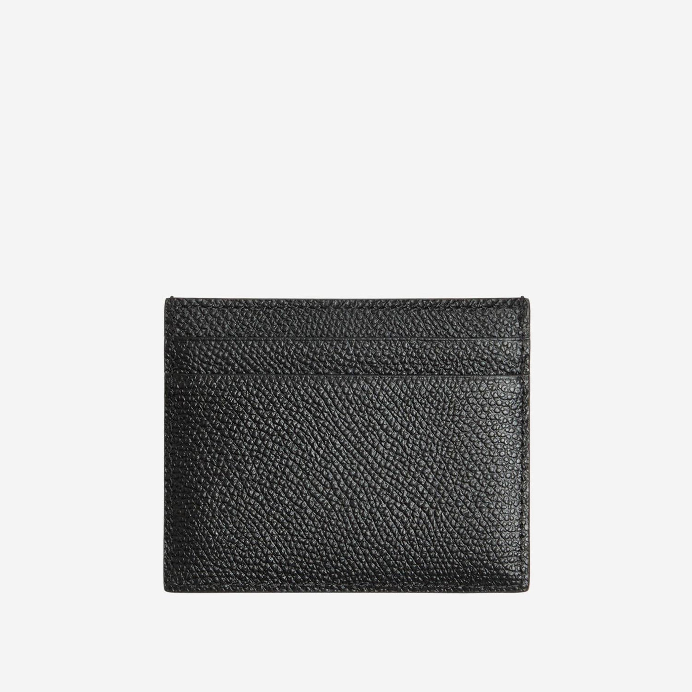 Valentino Garavani Grained Leather Card Case — Black Wallets & Cardholders