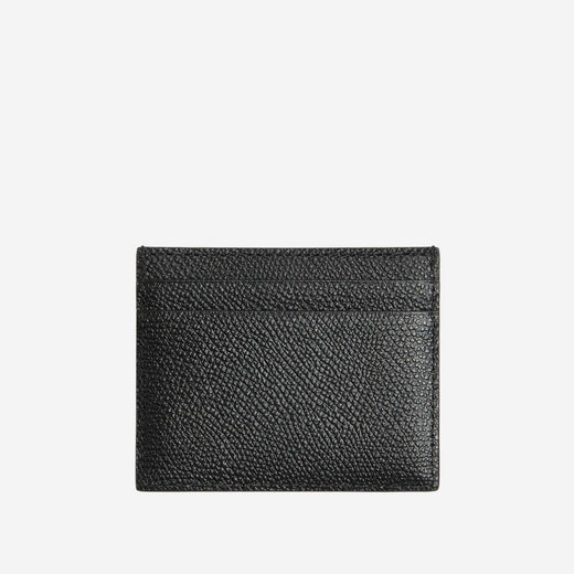Valentino Garavani Grained Leather Card Case — Black Wallets & Cardholders