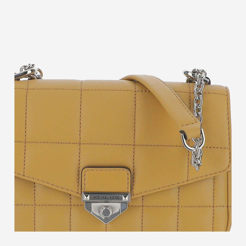 Michael Kors Shoulder Bag — Beige Lambskin