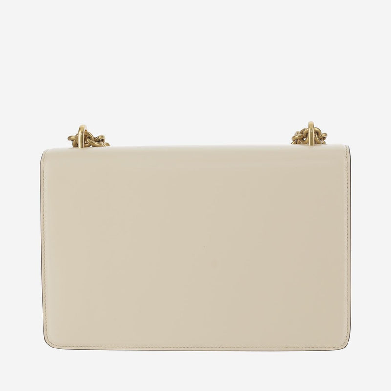 Valentino Garavani Vain Shoulder Bag — Beige Calfskin