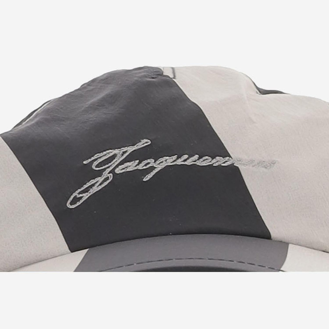 Jacquemus Acu00799aw00753 Striped Polyamide Baseball Cap — Multicolor Caps