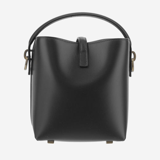 Saint Laurent Le 37 Mini Shoulder Bag — Black Calfskin